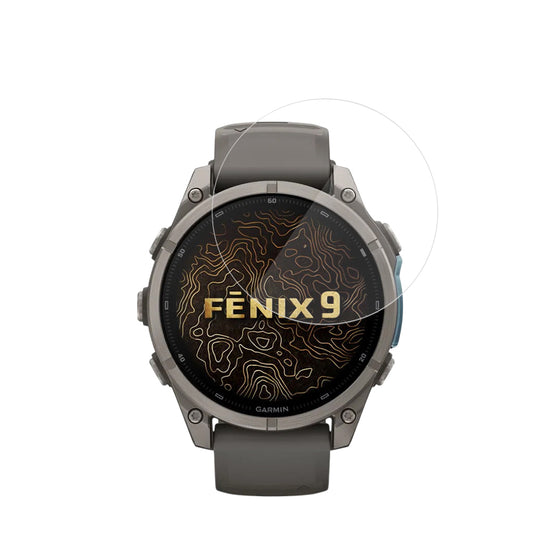 Film de protection Techsuit Nano Flex pour Garmin Fenix 9 Pro 43mm / Fenix 9 43mm, lot de 2 pièces, plastique, noir
