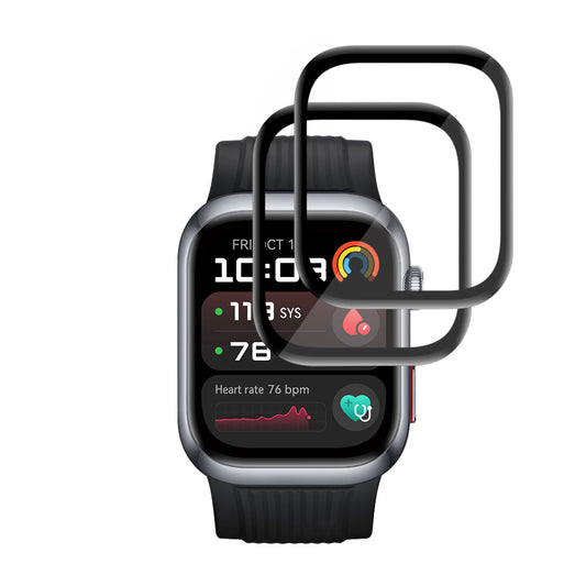 Schutzfolie Techsuit Nano Flex für Huawei Watch D2, Set 2 Stück, Kunststoff, Schwarz