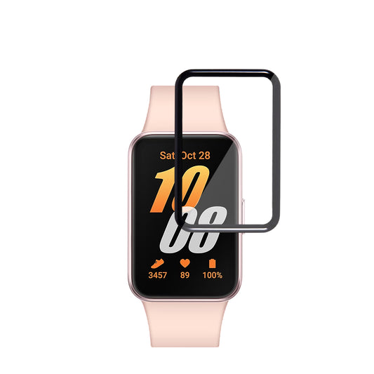Film de protection Techsuit Nano Flex pour Samsung Galaxy Fit3 R39M, lot de 2 pièces, plastique, noir