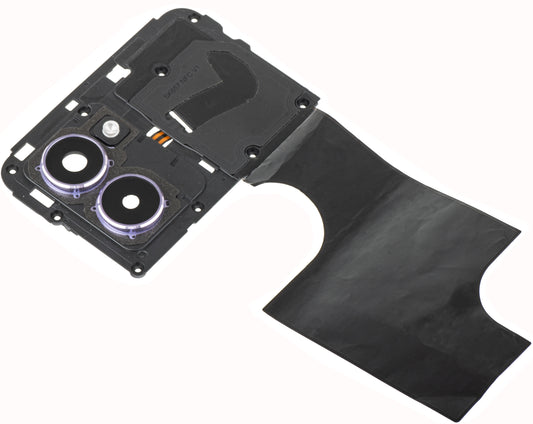 Vitre de caméra arrière - Flash - Cadre intérieur - Antenne NFC HMD Pulse Pro, avec cadre, Violet (Twilight Purple), Service Pack 286954416