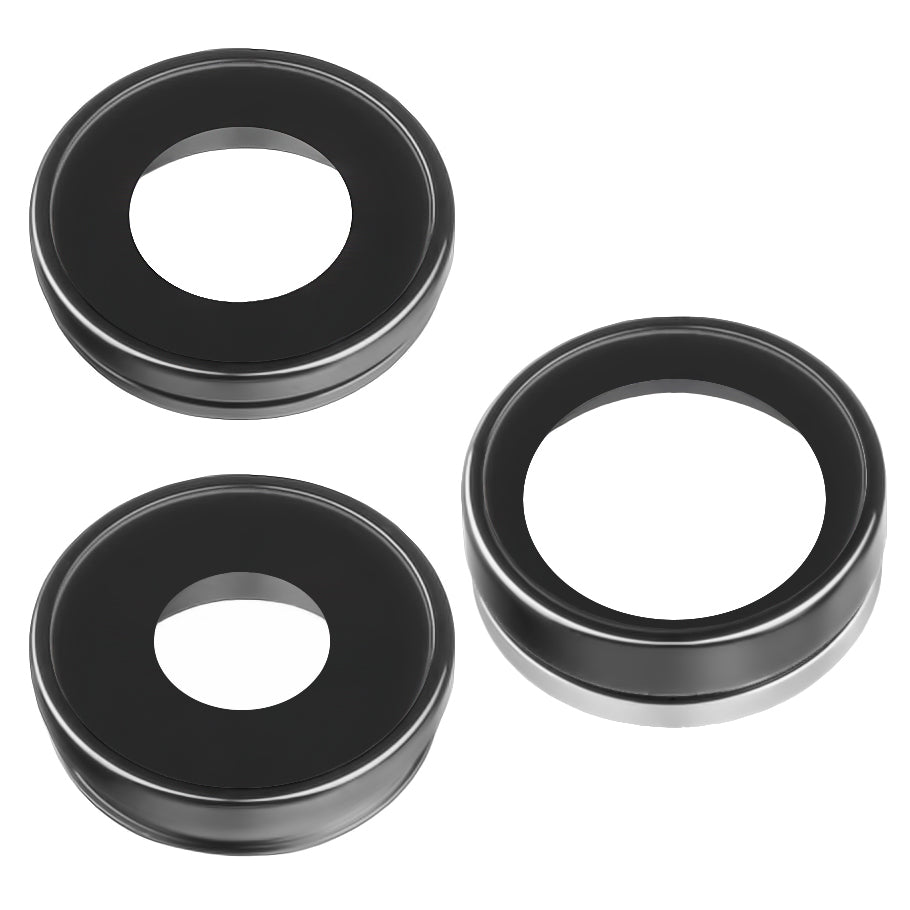 Rückkamera Glas Set für Apple iPhone 13 Pro / 13 Pro Max | mit Innenrahmen | Schwarz