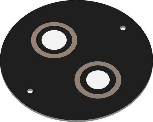 Lentille de caméra arrière pour HMD 110 / Nokia 110 (2024), Noir