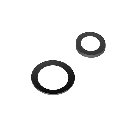 Kamera Glasrückseite Samsung Galaxy A32 5G A326, Weitwinkel + Makro, Schwarz