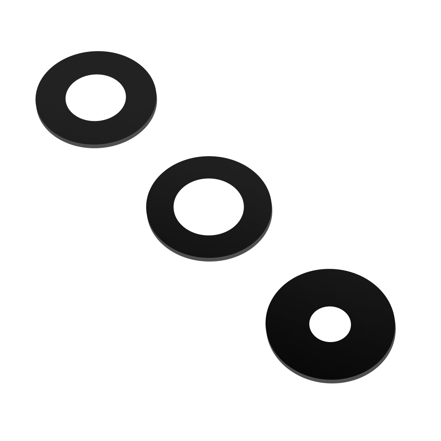 Rückkamera Glas Samsung Galaxy A15 5G A156 / A15 A155, Wide + UltraWide + Macro, Schwarz