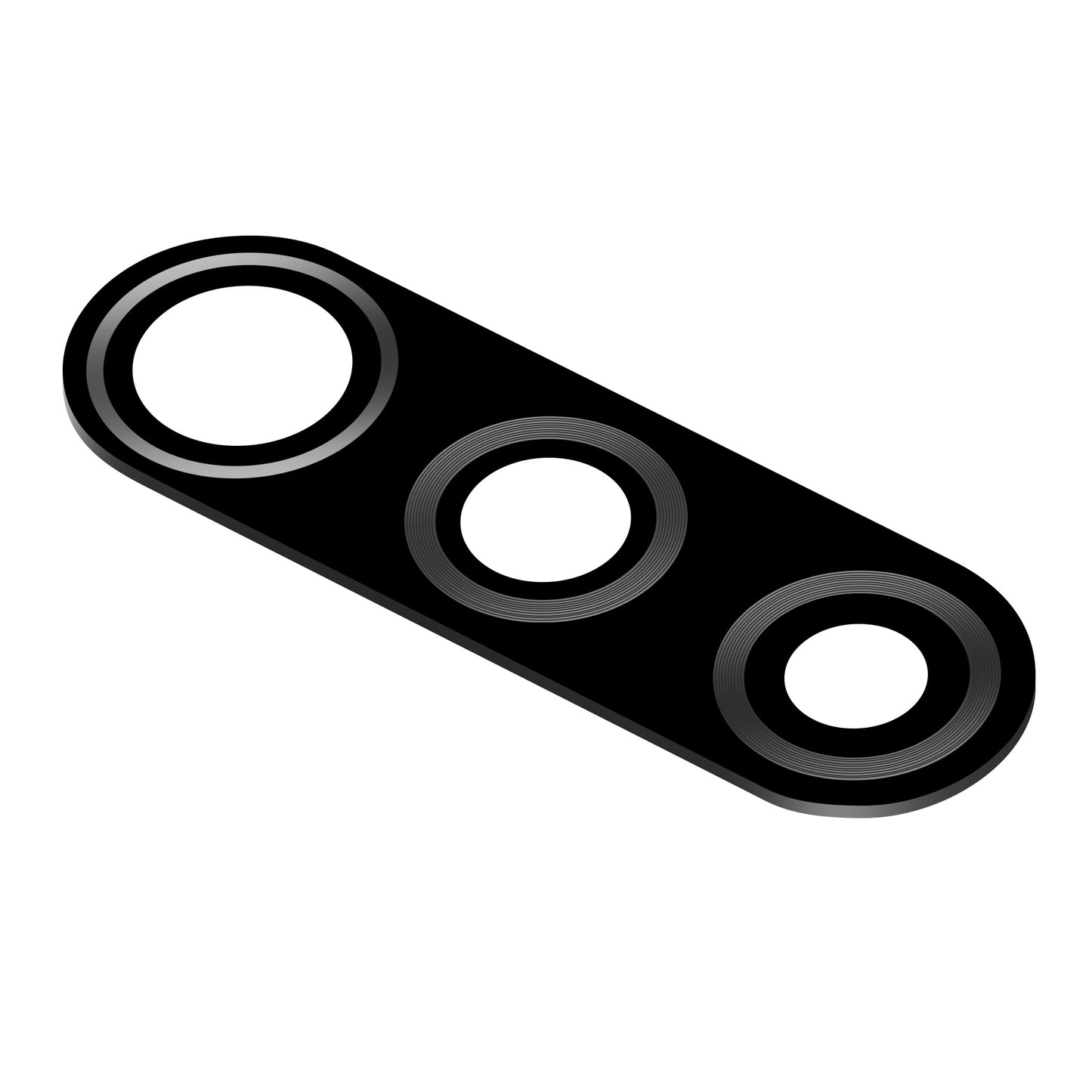 Caméra arrière en verre Xiaomi Redmi 9, noir