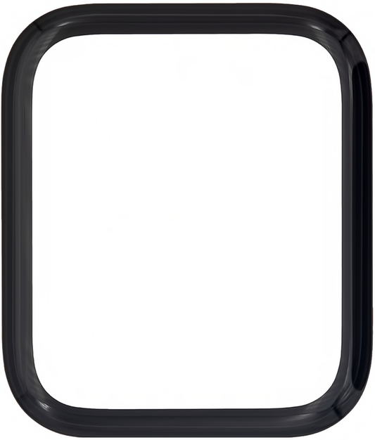 Verre d'écran Apple Watch Series SE (2022) 44mm / SE (2020) 44mm / 6 44mm, Noir