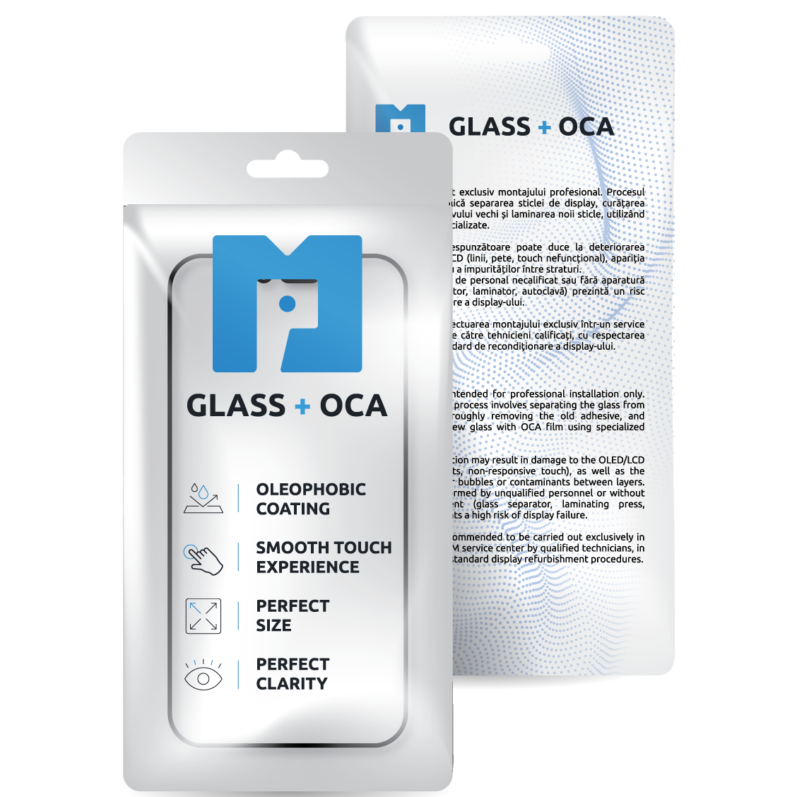 Écran en verre + OCA MP compatible avec Apple iPhone XS / X, Noir