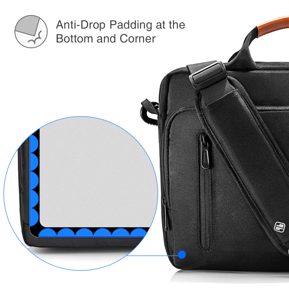 Sac Tomtoc pour ordinateur portable 16 pouces, Noir