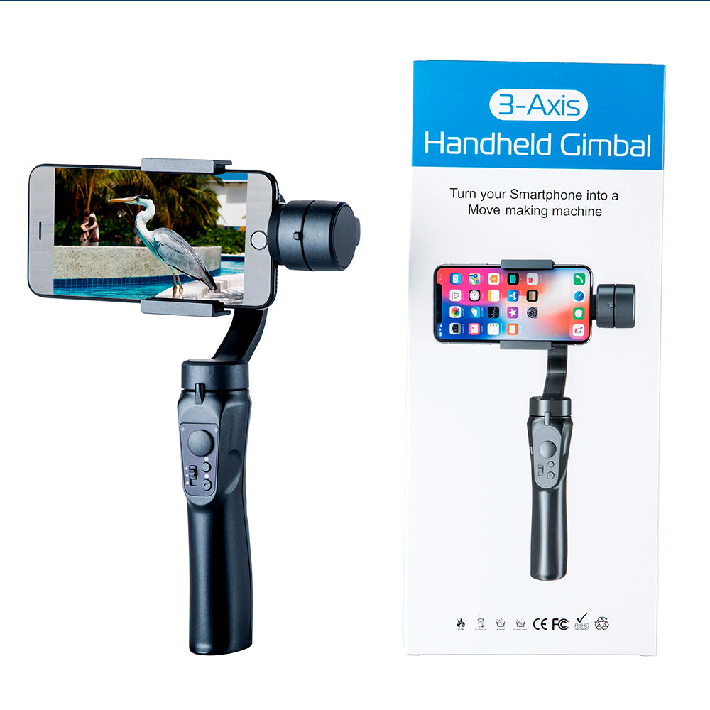 Gimbal Stabilisator Techsuit H4, Schwarz