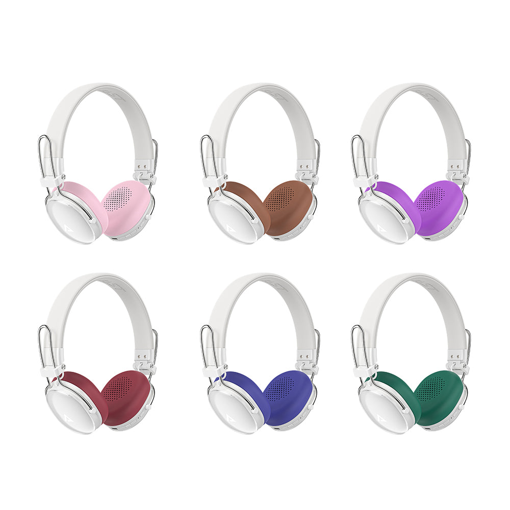 Handsfree Bluetooth Acefast H7, A2DP, ANC, Weiß