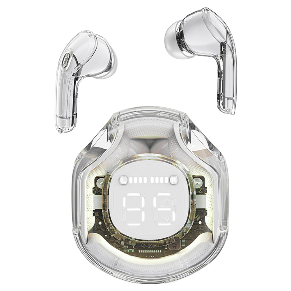 Écouteurs Bluetooth Acefast T8, TWS, Blanc