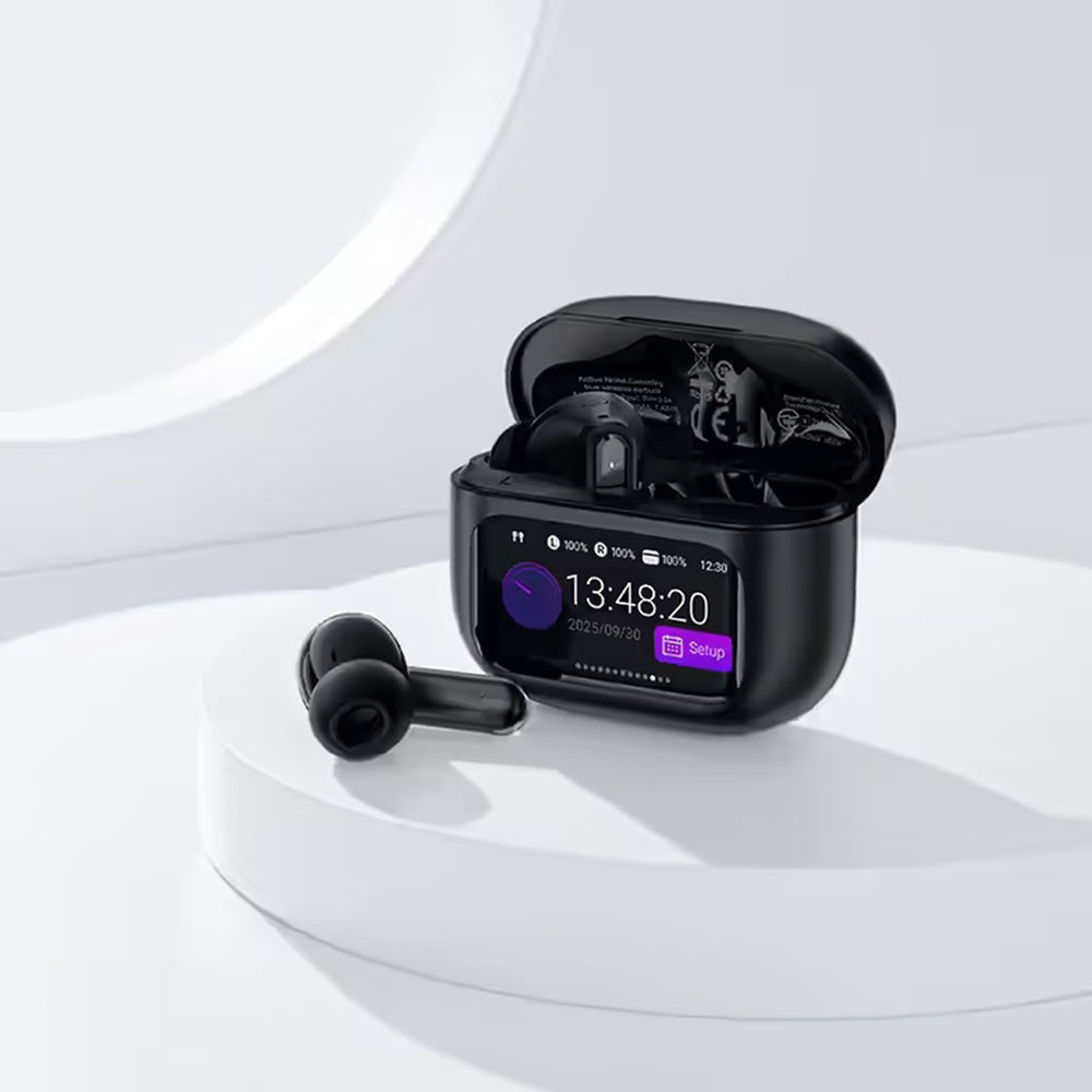 Kit mains libres Bluetooth Acefast W6, TWS, ANC, Noir