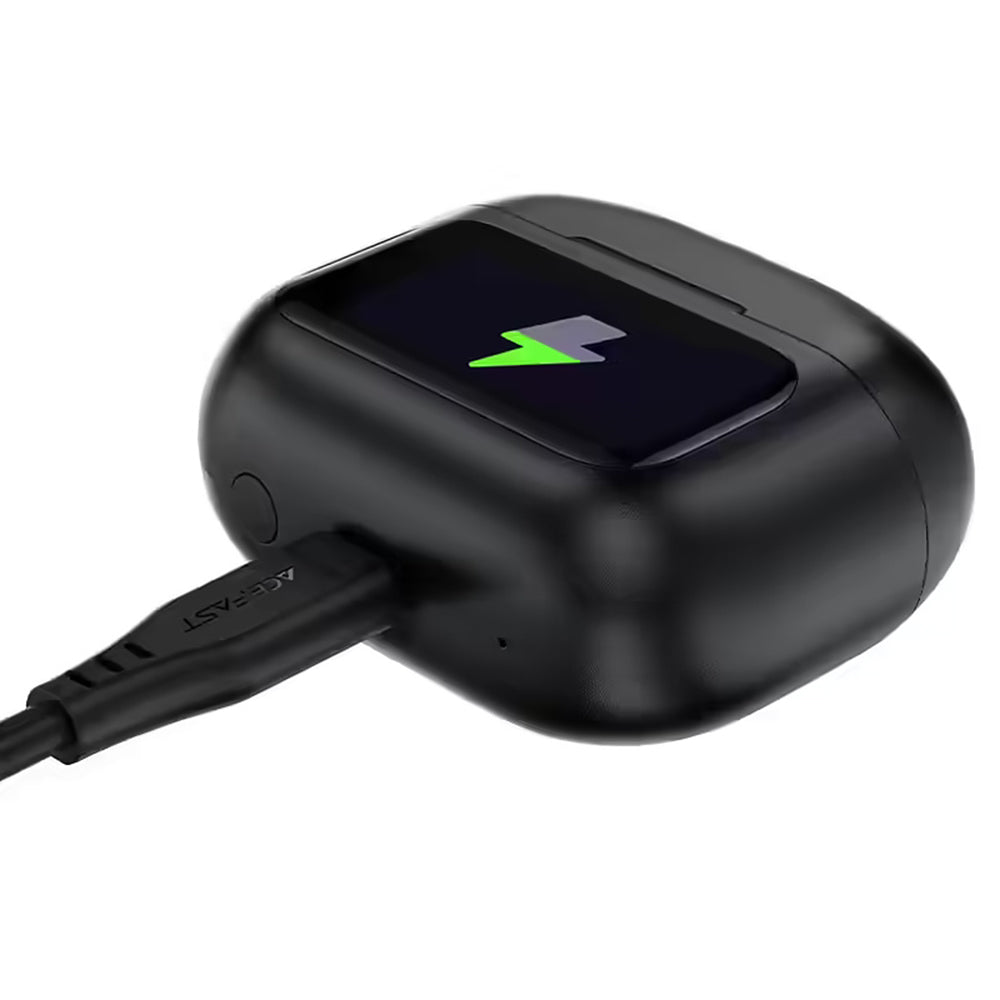 Kit mains libres Bluetooth Acefast W6, TWS, ANC, Noir