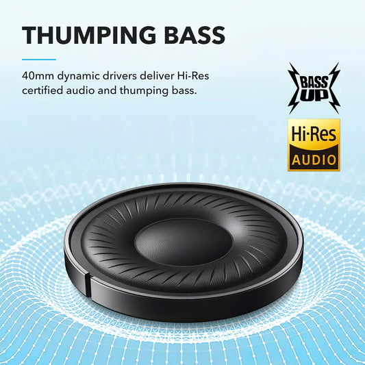 Anker Soundcore Life Q20i Bluetooth Handsfree, Multipoint, A2DP, ANC, Blue A3004G31