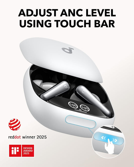 Handsfree Bluetooth Anker Soundcore Liberty 4 Pro, TWS, ANC, Weiß A3954G21