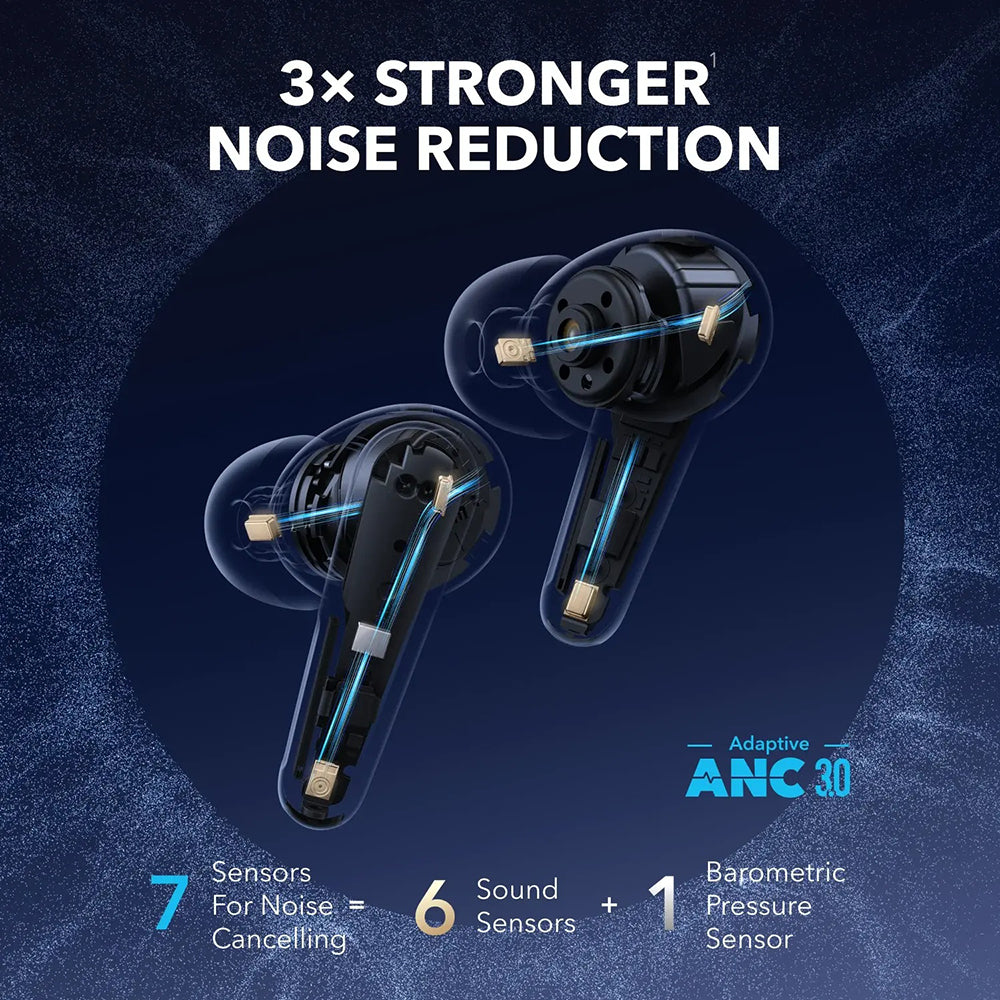 Kit mains libres Bluetooth Anker SoundCore Liberty 4 Pro NC, TWS, ANC, Noir A3954GF1