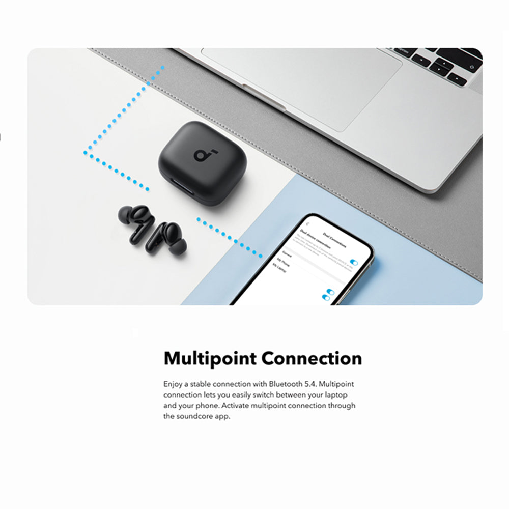 Kit mains libres Bluetooth Anker SoundCore P30i, TWS, Bleu A3959331