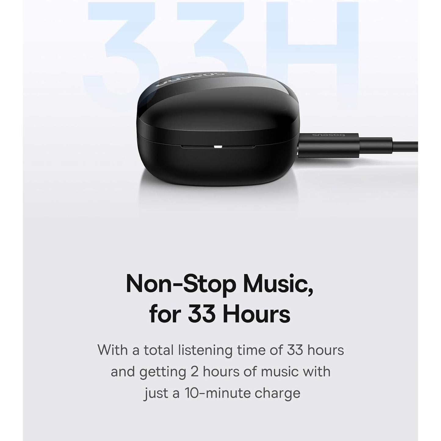 Handsfree Bluetooth Baseus Bowie E20, TWS, Noir A00069700113-00