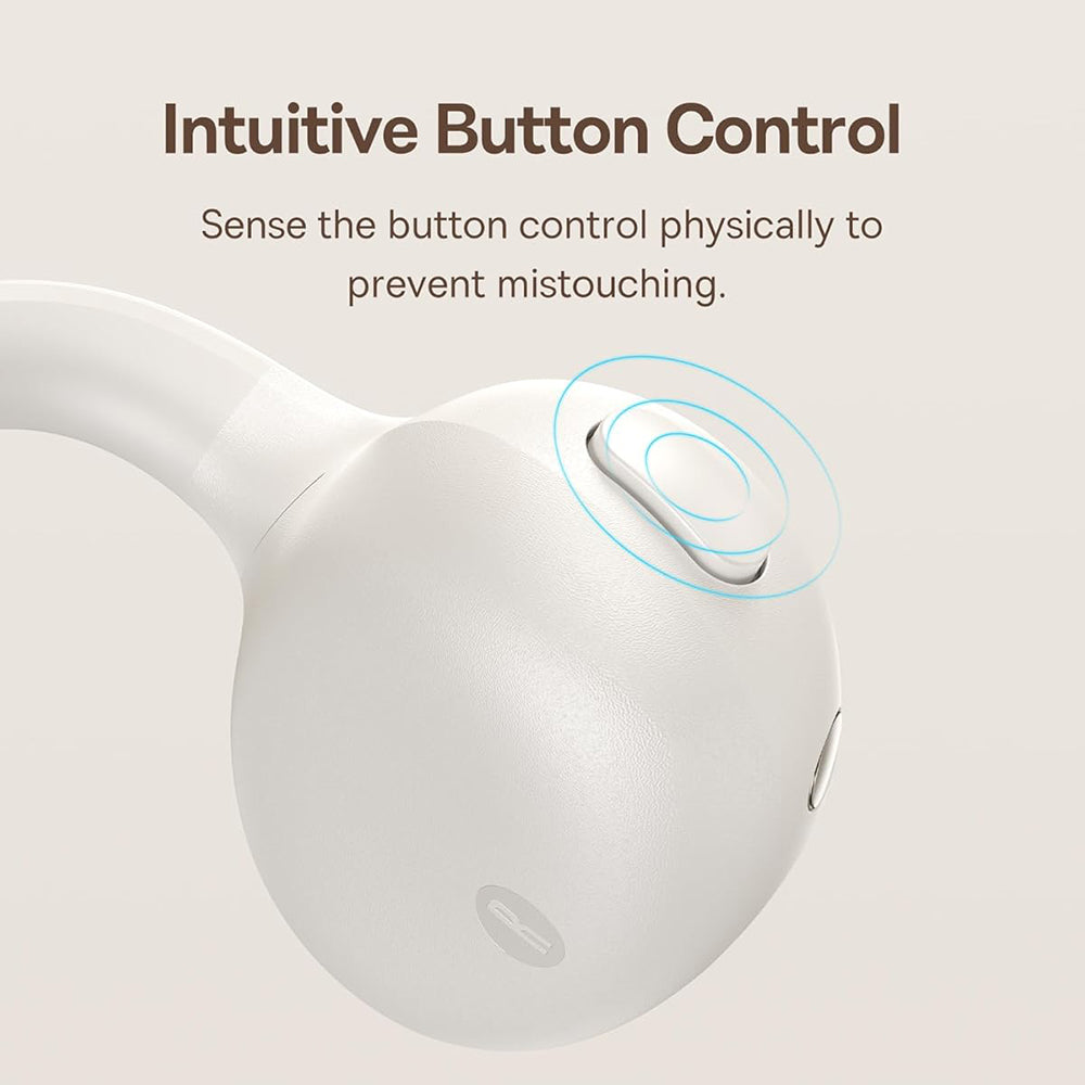 Kit mains libres Bluetooth Baseus Bowie MC1, TWS, Blanc A00083501226-00