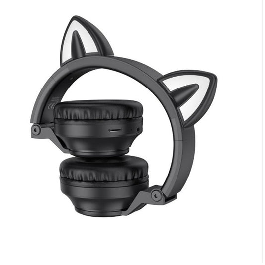 Bluetooth-Freisprecheinrichtung Borofone BO18 Cat Ear, A2DP, Schwarz