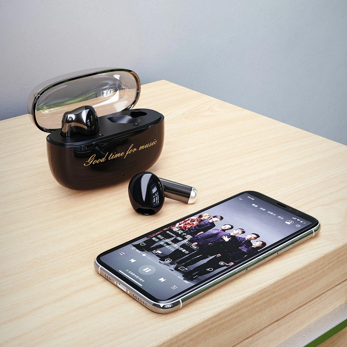 Bluetooth Handsfree Dudao U8, TWS, Black