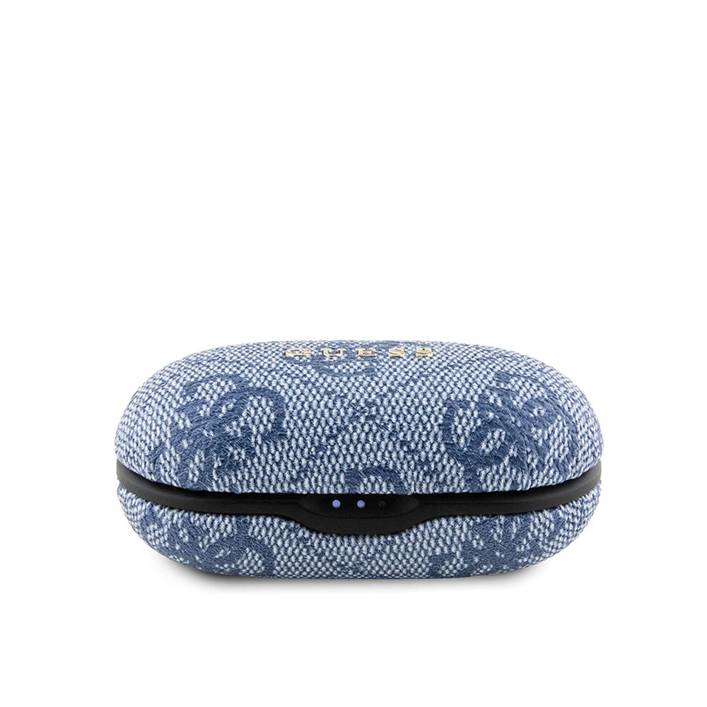 Handsfree Bluetooth Guess 4G Métal, TWS, Bleu
