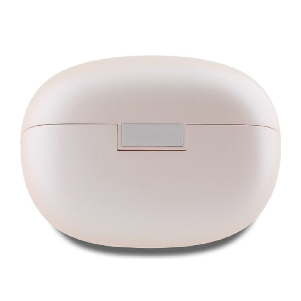 Handsfree Bluetooth Guess Capsule Logo Imprimé, TWS, ANC, Rose