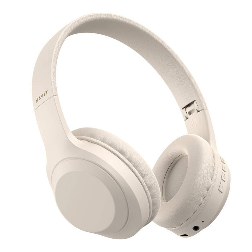 Kit mains libres Bluetooth HAVIT H628BT, A2DP, Beige