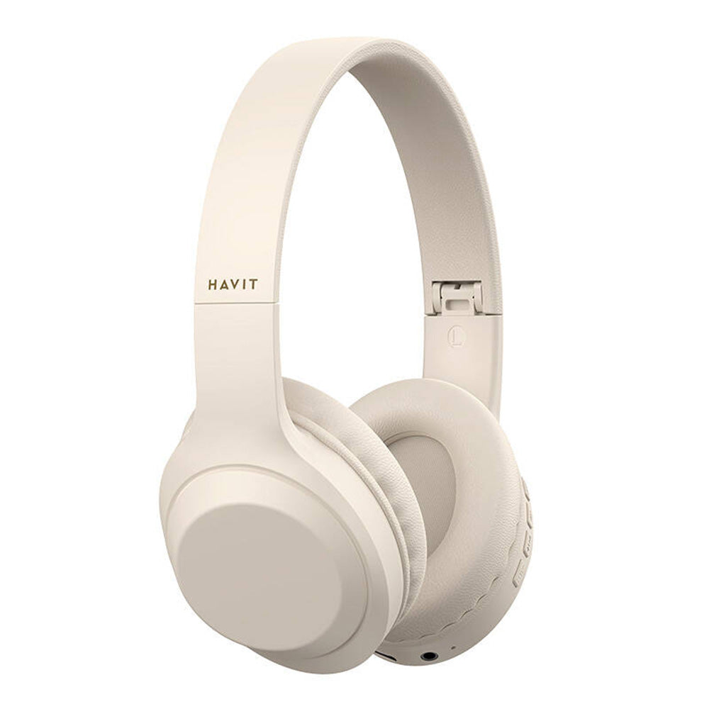 Kit mains libres Bluetooth HAVIT H628BT, A2DP, Beige
