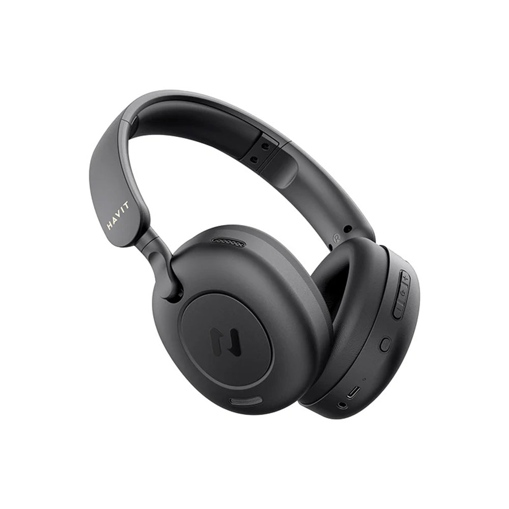 Kit mains libres Bluetooth HAVIT H655BT, A2DP, ANC, Noir