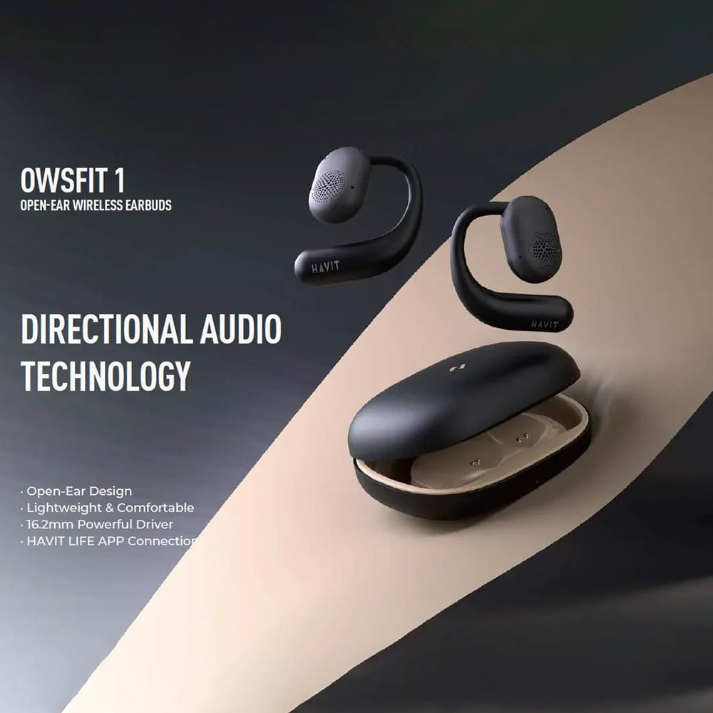 Handsfree Bluetooth HAVIT OWS914, TWS, Noir
