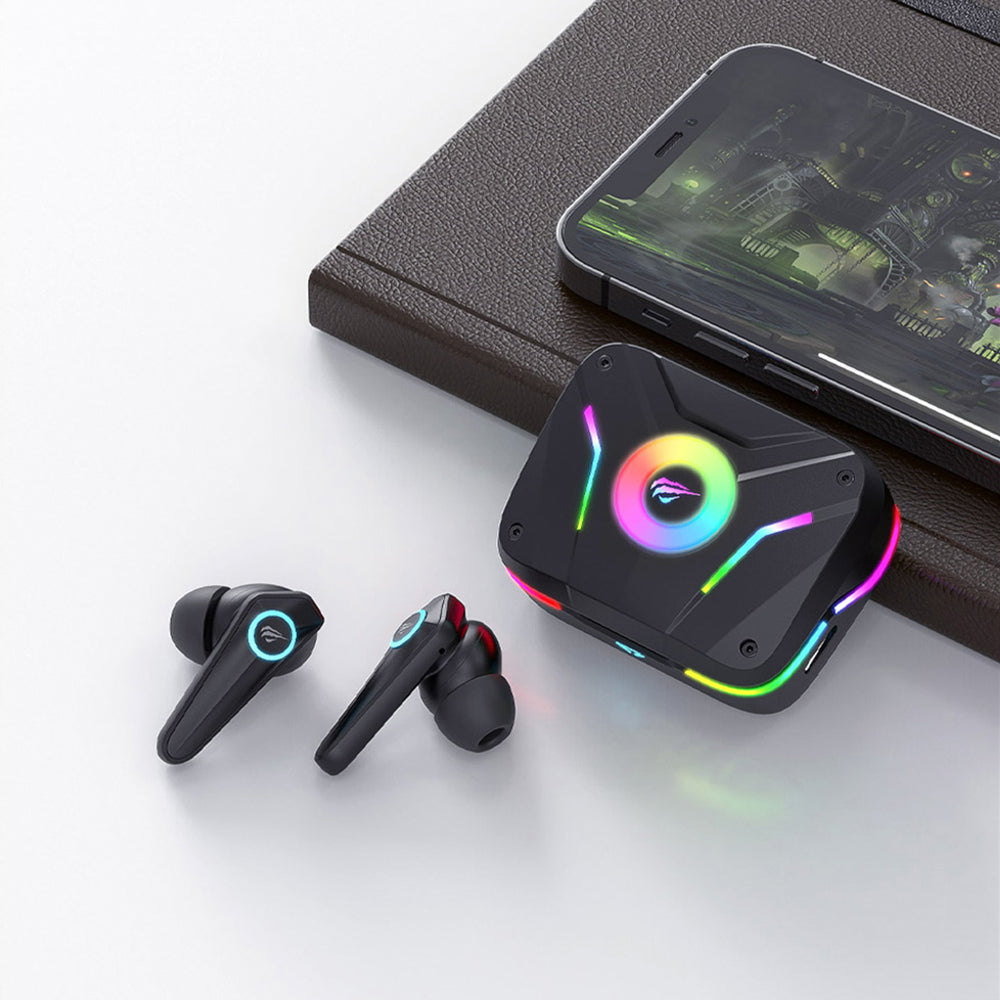 Kit mains libres Bluetooth HAVIT TW952 PRO RGB, TWS, Noir