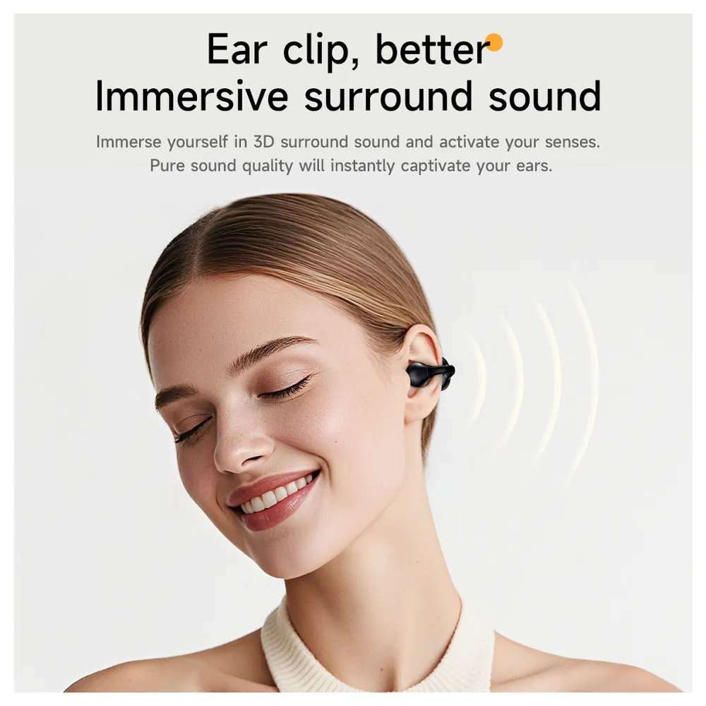 Kit mains libres Bluetooth HOCO EA8, TWS, Blanc