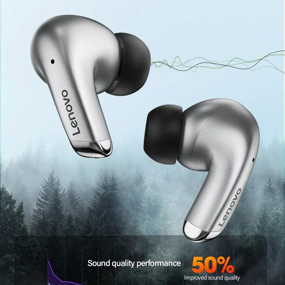 Handsfree Bluetooth Lenovo ThinkPlus LP5, TWS, Blanc