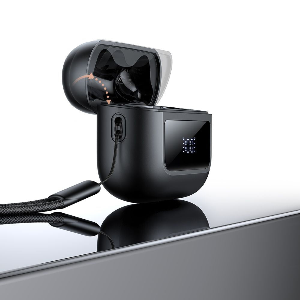 Kit mains libres Bluetooth McDodo HP-3290 B04 avec écran, TWS, Noir