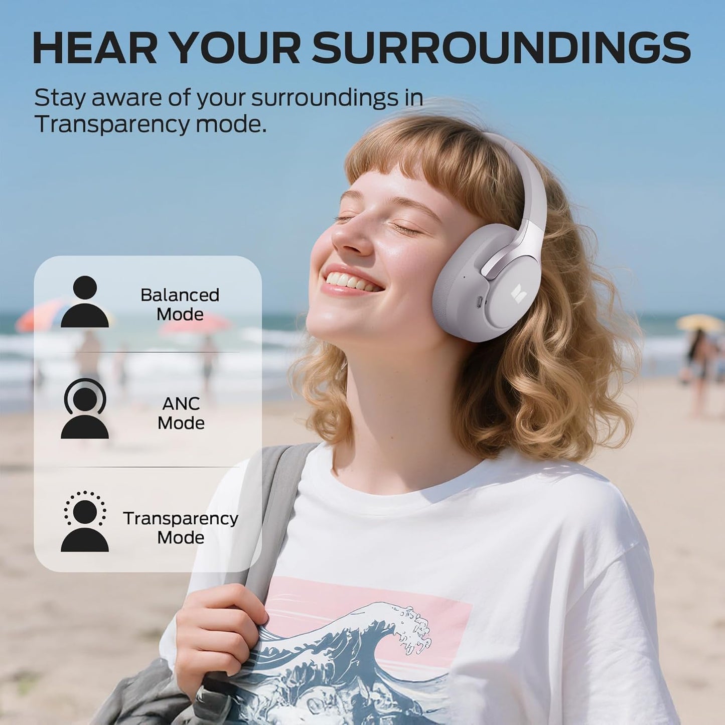 Kit mains libres Bluetooth Monster Persona 5th, MultiPoint, A2DP, ANC, Bleu