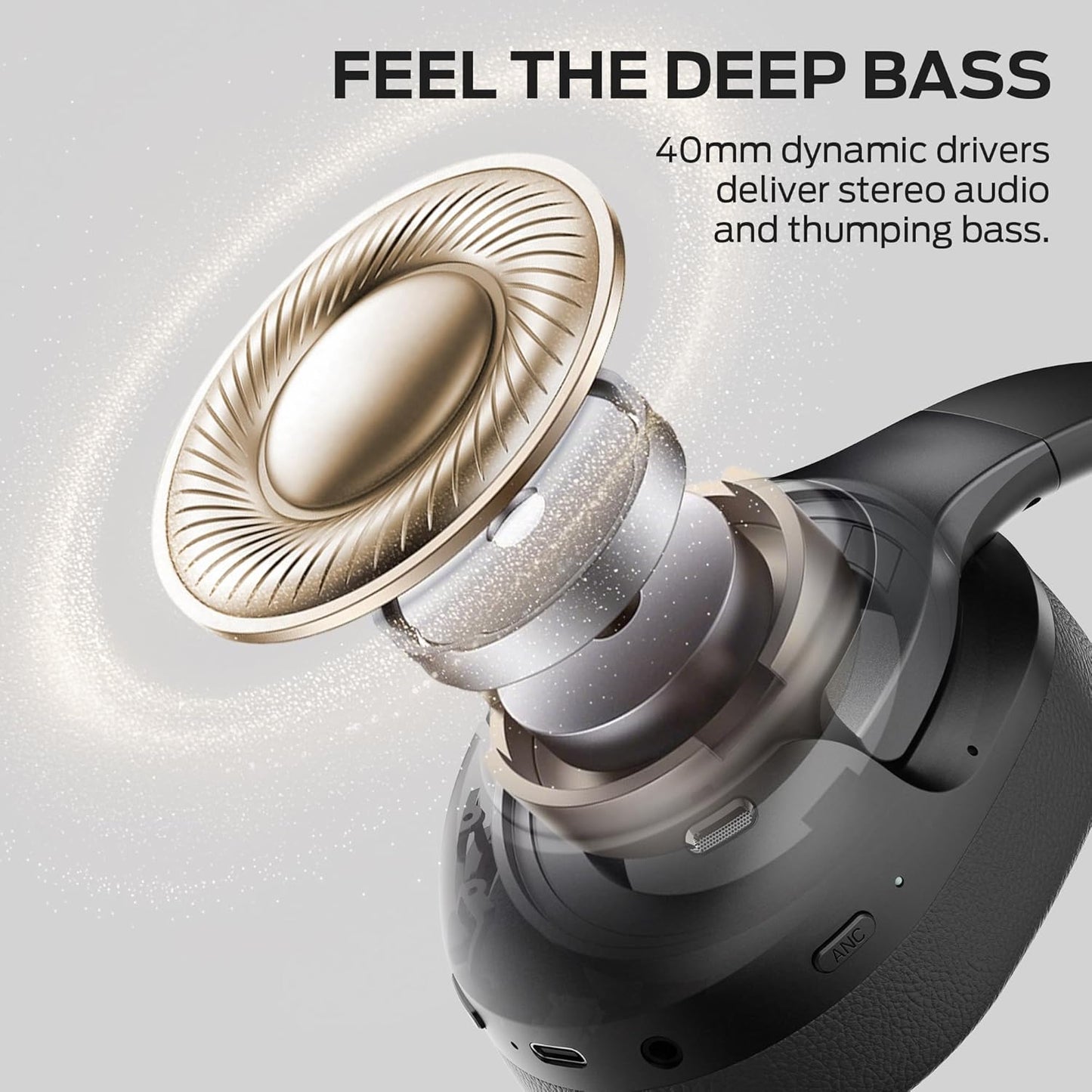 Kit mains libres Bluetooth Monster Persona 5th, MultiPoint, A2DP, ANC, Noir