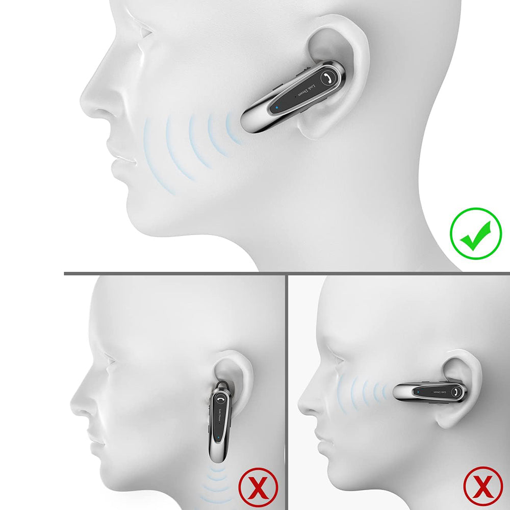 Freisprecheinrichtung Bluetooth Techsuit CB2 AirTalk, A2DP, Schwarz