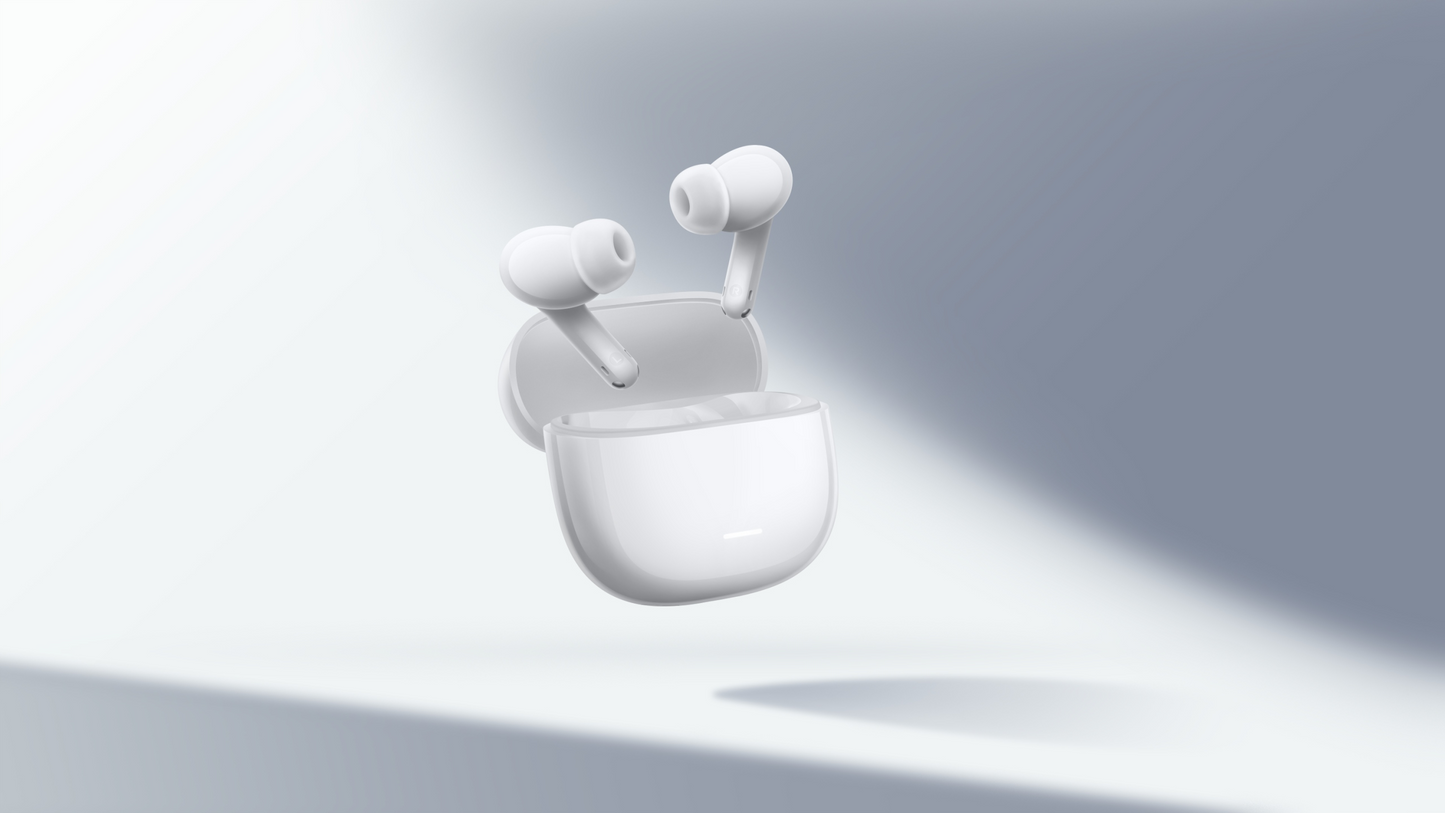 Bluetooth-Freisprecheinrichtung Xiaomi Redmi Buds 8 Lite, TWS, ANC, MultiPoint, Weiß BHR08OLGL