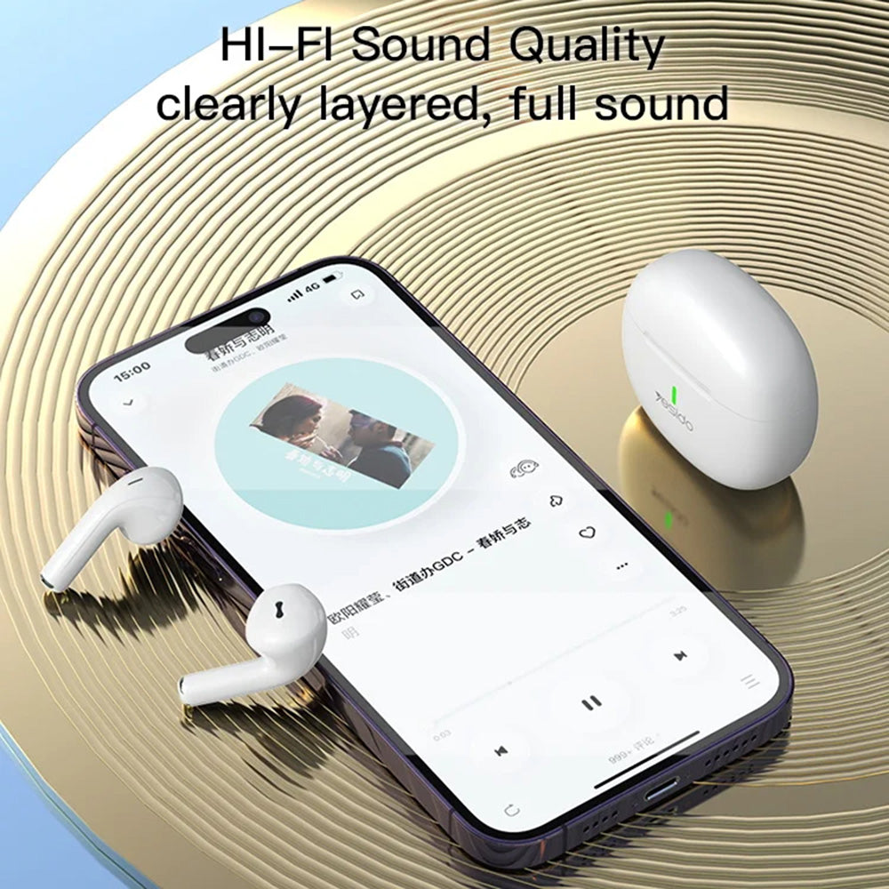 Kit mains libres Bluetooth Yesido TWS18, TWS, Blanc