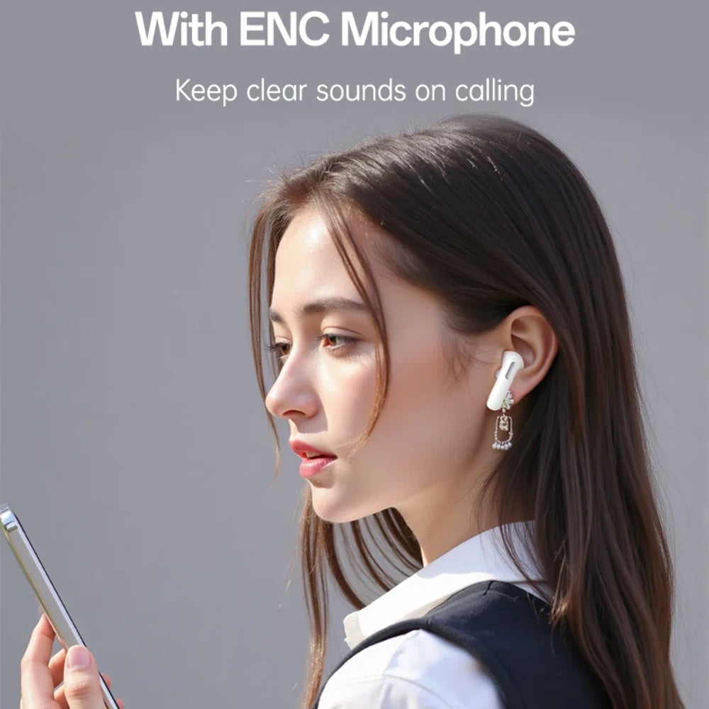 Kit mains libres Bluetooth Yesido TWS34, TWS, ANC, Blanc