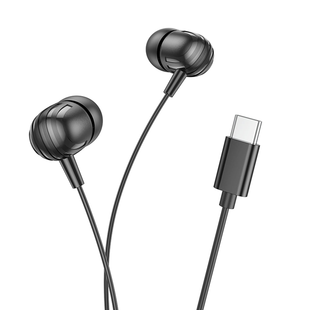 Kit mains libres USB-C Borofone BM77 Delicious, Noir