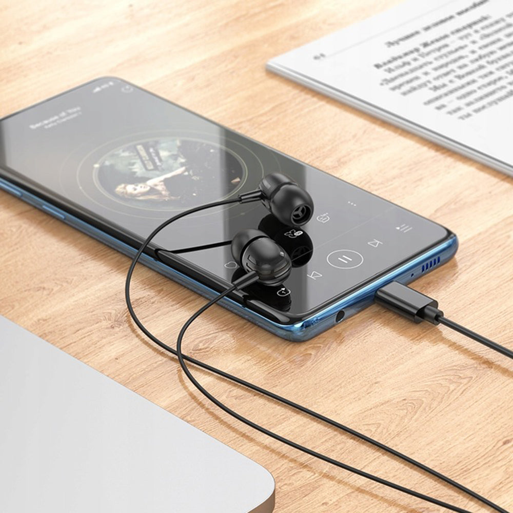 Kit mains libres USB-C Borofone BM77 Delicious, Noir