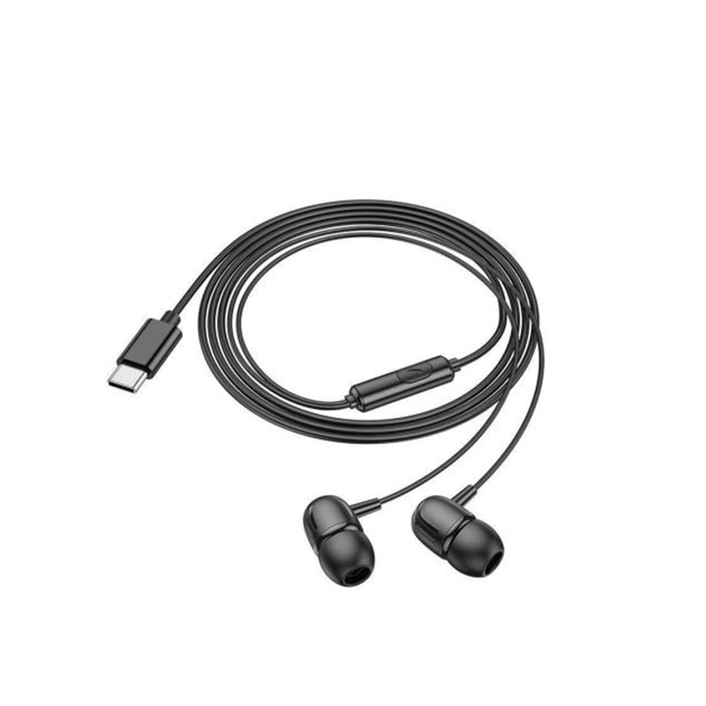 Kit mains libres USB-C Borofone BM77 Delicious, Noir