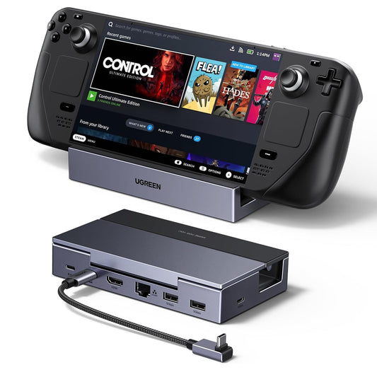 UGREEN 75126 Hub-Ständer für tragbare Konsole, Grau