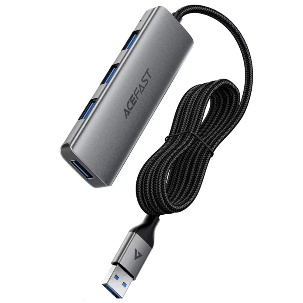 Hub USB Acefast J17, 4 en 1, Gris