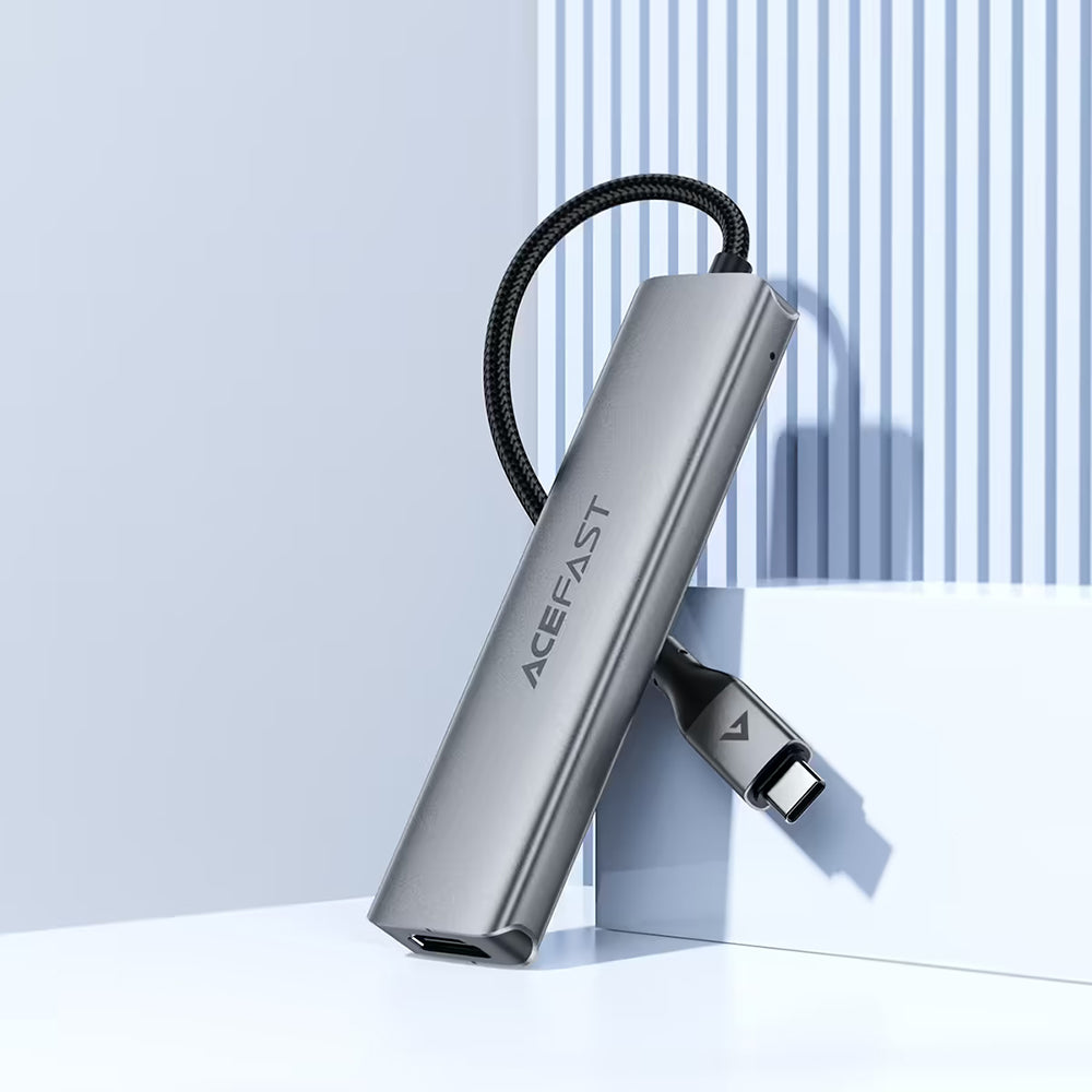 USB-C Hub Acefast J16, 5in1, Grau