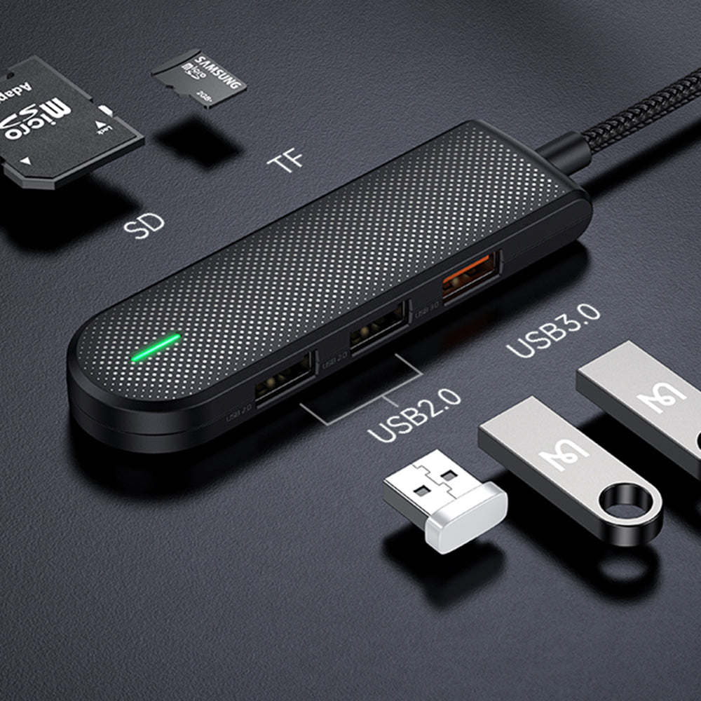 USB-C Hub McDodo HU-1430 Star, 5in1, Schwarz