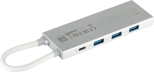 Hub USB-C Xiaomi, 3 x USB-A 3.0 - 1 x USB-C - 1 x HDMI, Weiß BHR8804GL