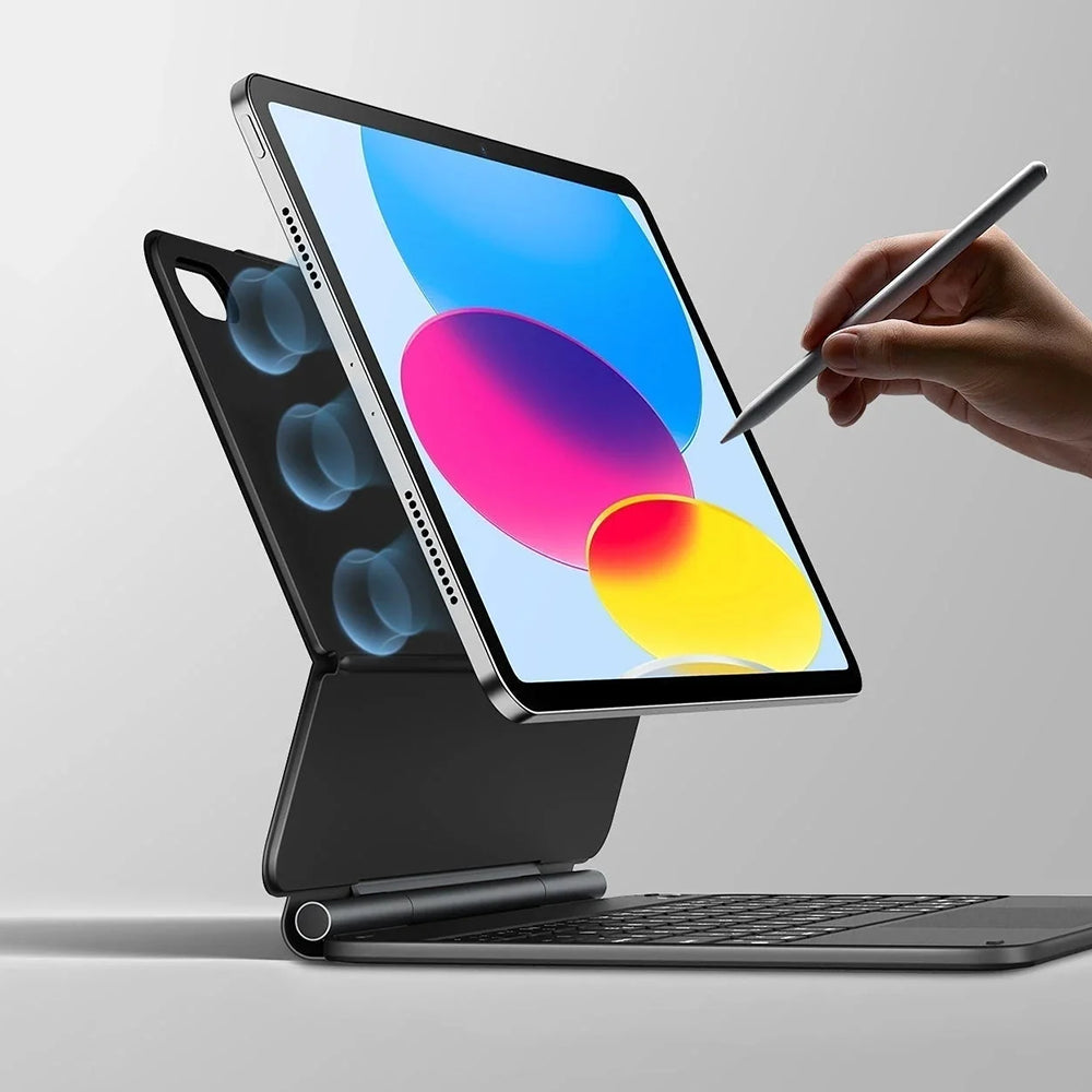Étui avec Clavier pour Apple iPad (2025) / (2022), ESR, Rebound, Blanc